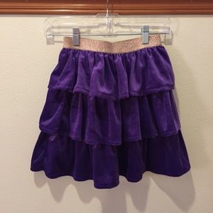 Purple Velvet Skirt